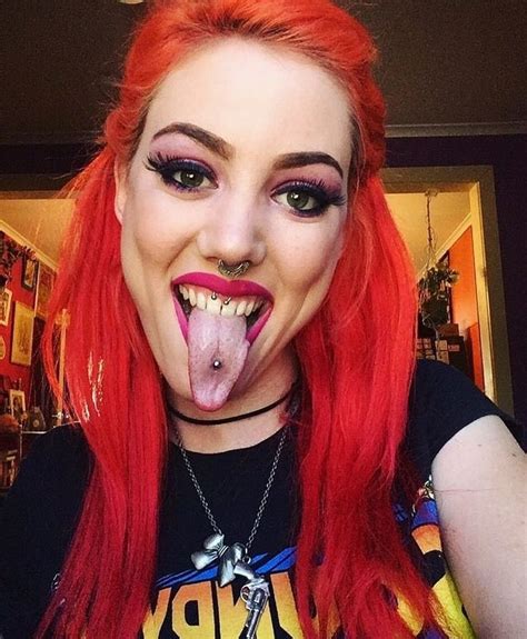 instagram long tongue girls.